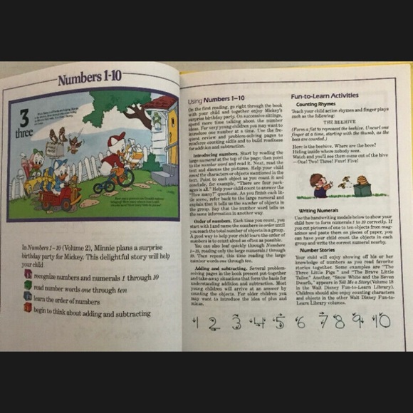 4 Walt Disney FUN-TO-LEARN Library books HARDCOVER - Picture 9 of 10